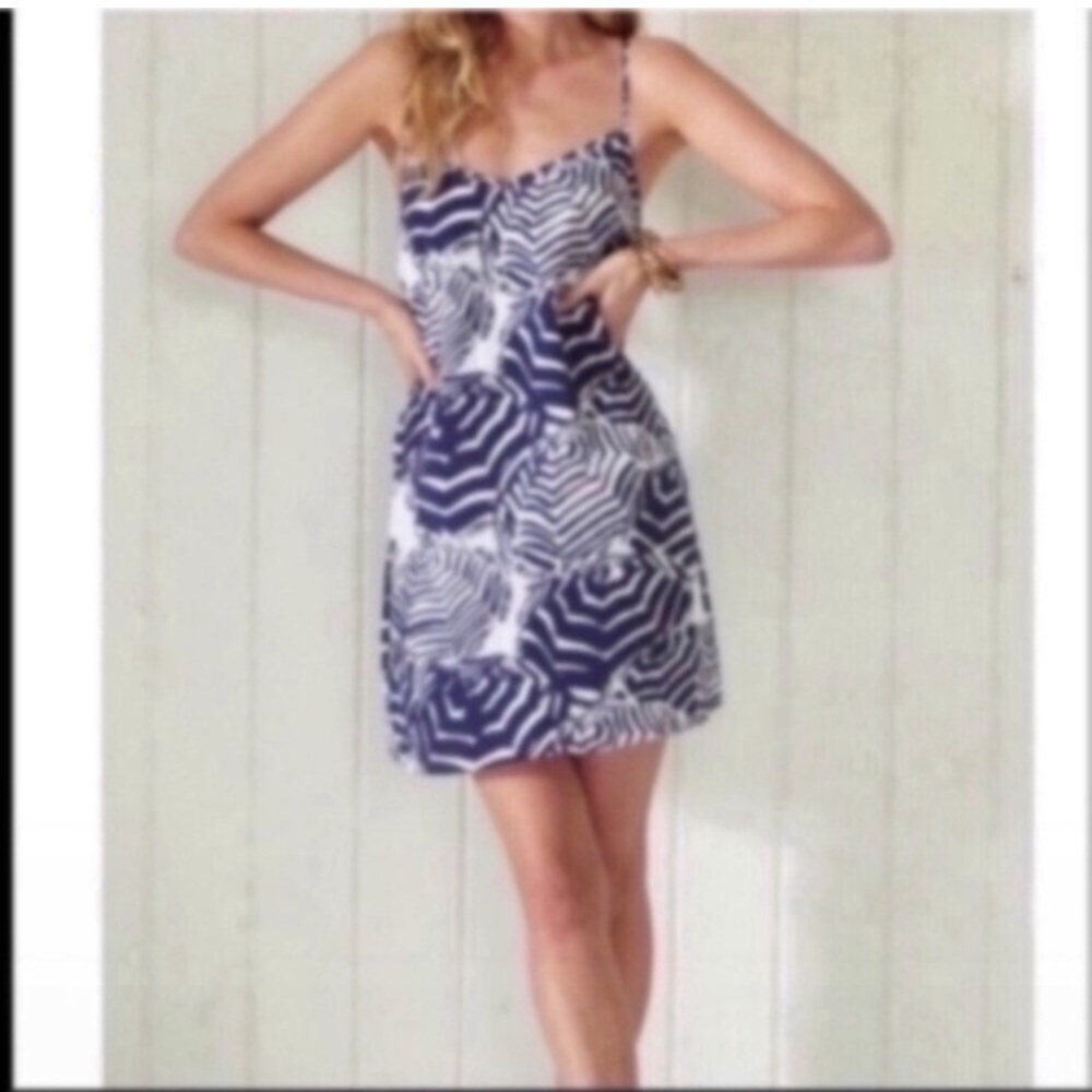 Lilly Pulitzer Oh Cabana Boy 100% Silk Slip Dress